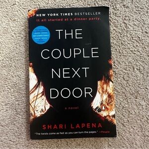 The Couple Next Door by Shari Lapena – Thriller Paperback Bestseller
